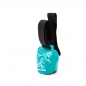 Mobile Preview: swisstrailbell® turquoise "Biker weiss" 